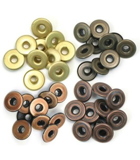 WIDE EYELETS OJALES REMACHES WE R MEMORY KEEPERS  METAL