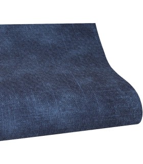 Ecopiel efecto tela azul jeans 33x50 cm