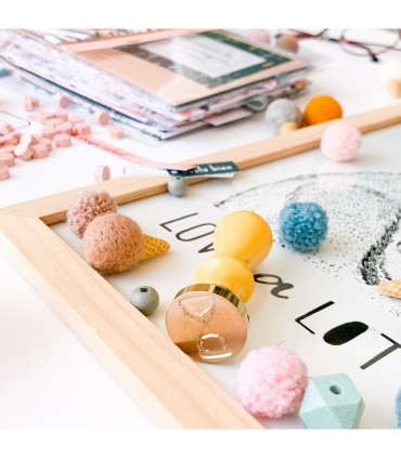 Curso online Clean & Sweet: estructura de acetato con encuadernación de anilla independiente
