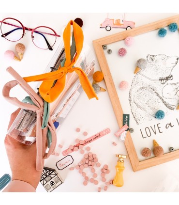 Curso online Clean & Sweet: estructura de acetato con encuadernación de anilla independiente