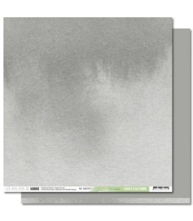 Cahier d'automne papel básico 11 gris ratón 30,5x31,5 cm Les Ateliers de karine