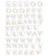 Msfeltingbunny pinceladas die cuts abecedario by Juani castillo
