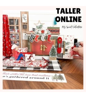 Taller online escenario con chimenea y álbum desde cero My Sweet Valentine
