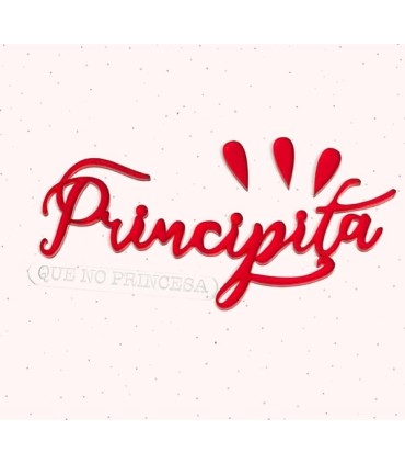 Principitas 5metacrilatos granate y transparente My Sweet Valentine