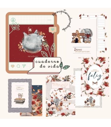 Cuaderno de Vida Principitas IMPRESO Piccolina Brava My Sweet Valentine