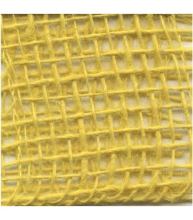 Vaessen creative cinta de yute amarillo 5 cm grosor 1 metro