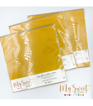 Mysweet Basics paquete 3 hojas adhesivas doble cara 30x30cm