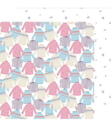 Suerte papel doble jersey 30x30cm