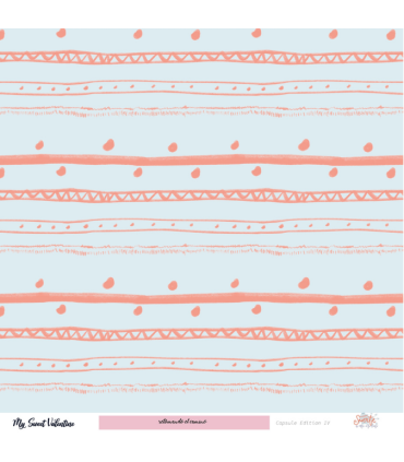 Suerte papel una cara jersey naranja 30x30cm