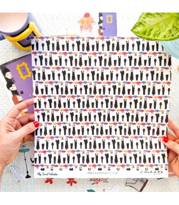 C·O·L·E·G·A·S Stack 18 papeles decorados una cara By Mysweet