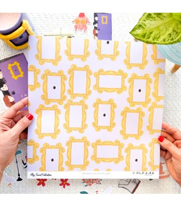 C·O·L·E·G·A·S Stack 18 papeles decorados una cara By Mysweet