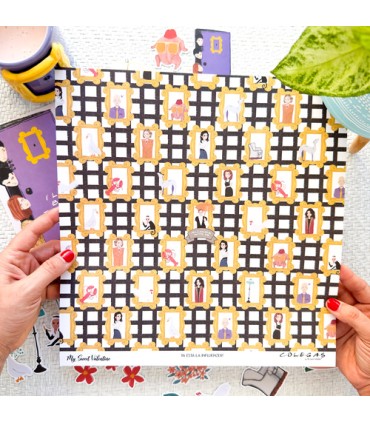 C·O·L·E·G·A·S Stack 18 papeles decorados una cara By Mysweet