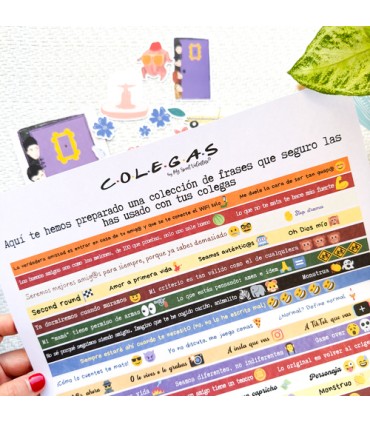C·O·L·E·G·A·S 3 hojas Acetatos recortables y cartulina especial recortable By Mysweet