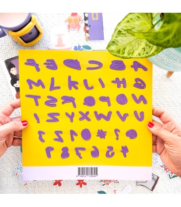 C·O·L·E·G·A·S Troqueles letras números y signos By Mysweet