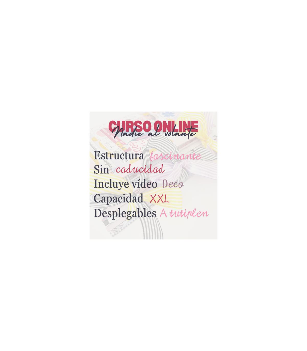 Curso online scrapbooking Nadie al volante My Sweet Valentine SIN MATERIAL