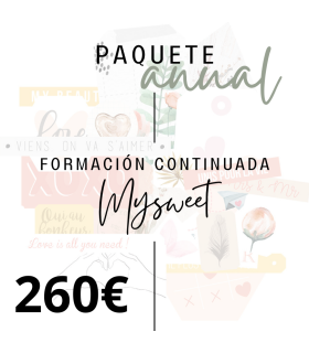 Pago único anual Formación Continuada My Sweet Valentine