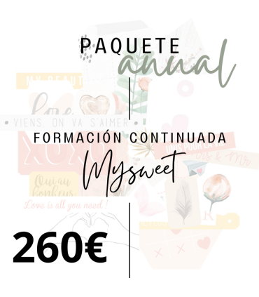 Pago único anual Formación Continuada My Sweet Valentine