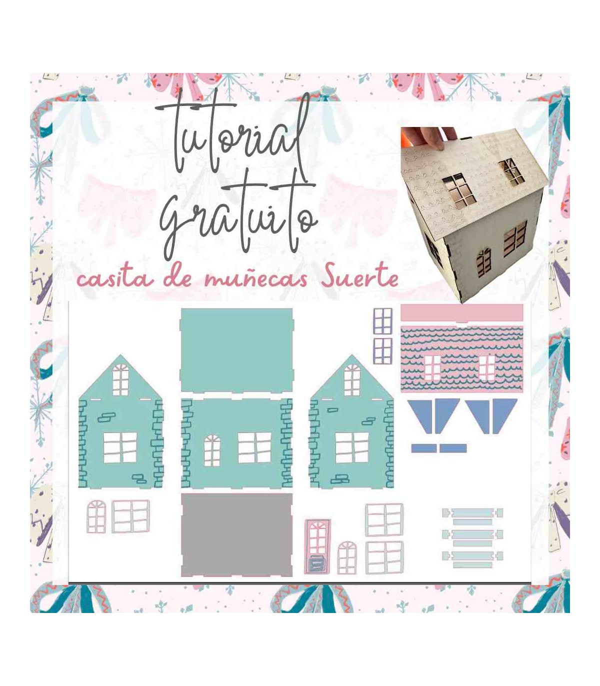 Kit Casa de muñecas con tutoriales gratuitos