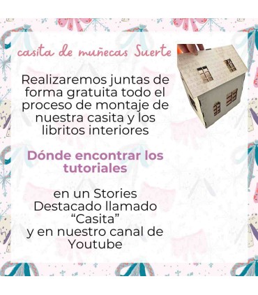 Kit Casa de muñecas con tutoriales gratuitos