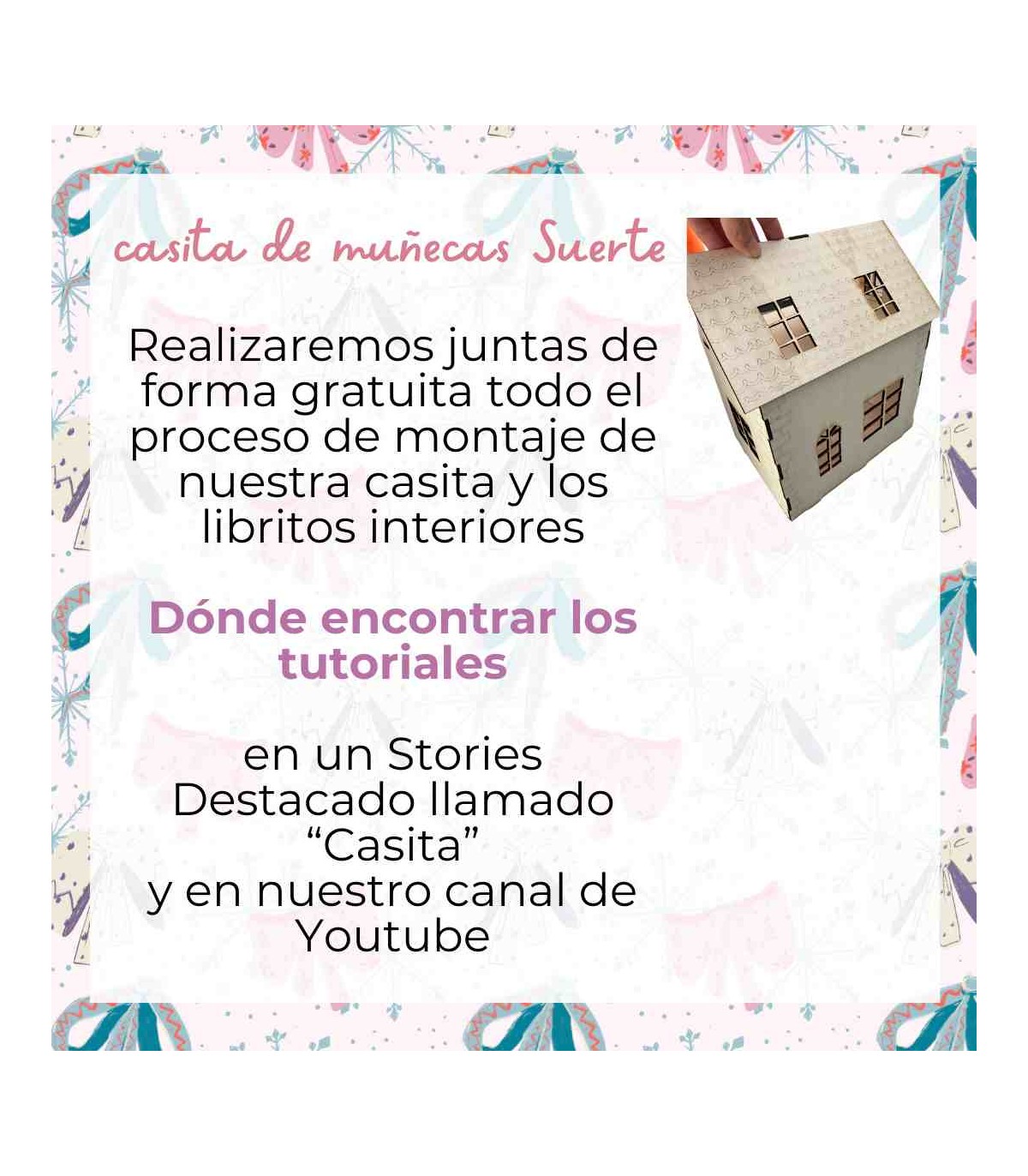 Kit Casa de muñecas con tutoriales gratuitos