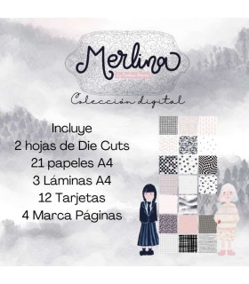 Colección Digital Merlina By Mysweet Miércoles