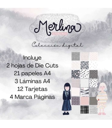 Colección Digital Merlina By Mysweet Miércoles