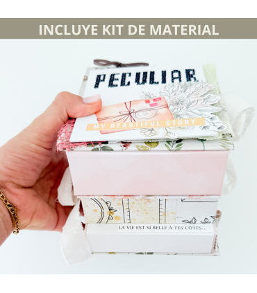 Curso online CON material scrapbooking Peculiar My Sweet Valentine