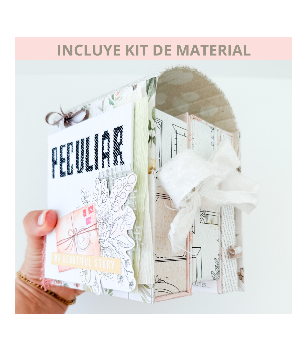 Curso online CON material scrapbooking Peculiar My Sweet Valentine