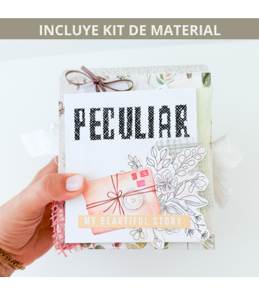 Curso online CON material scrapbooking Peculiar My Sweet Valentine