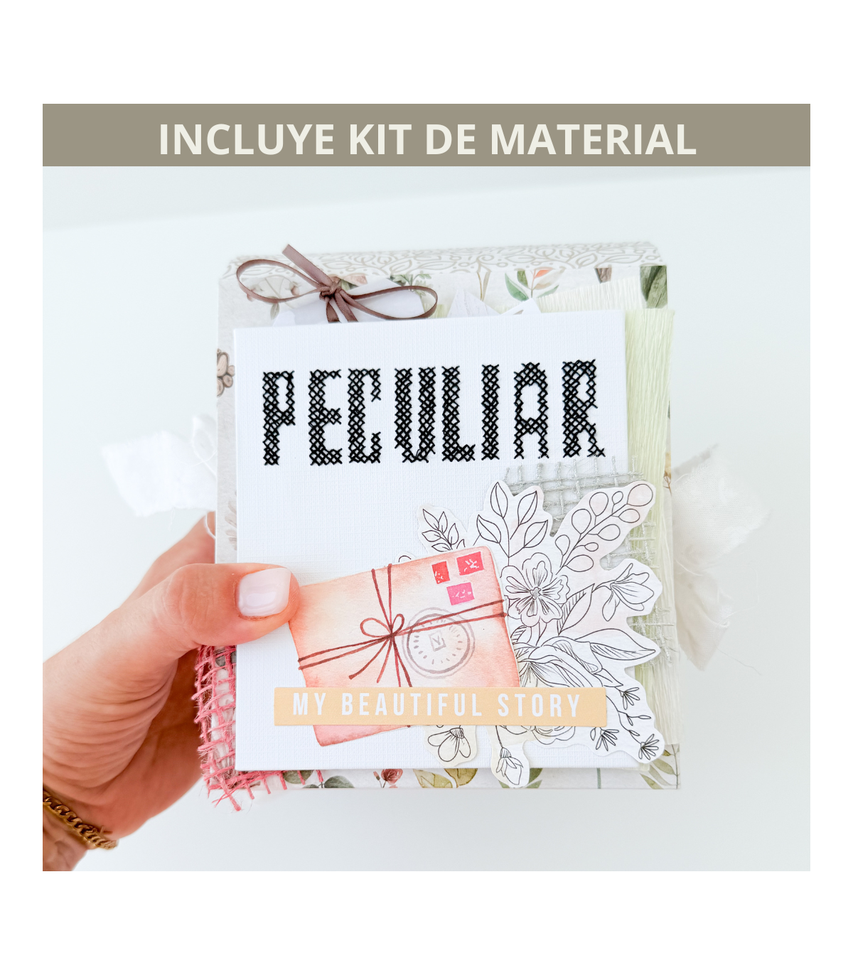 Curso online CON material scrapbooking Peculiar My Sweet Valentine
