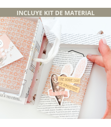 Curso online CON material scrapbooking Peculiar My Sweet Valentine