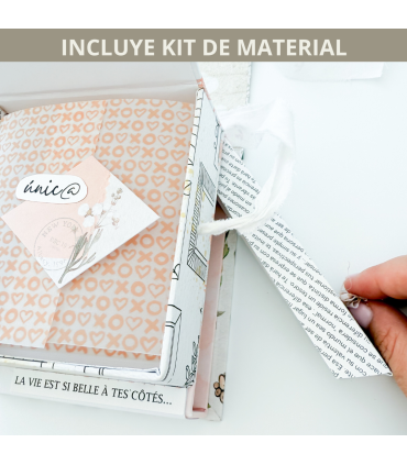 Curso online CON material scrapbooking Peculiar My Sweet Valentine