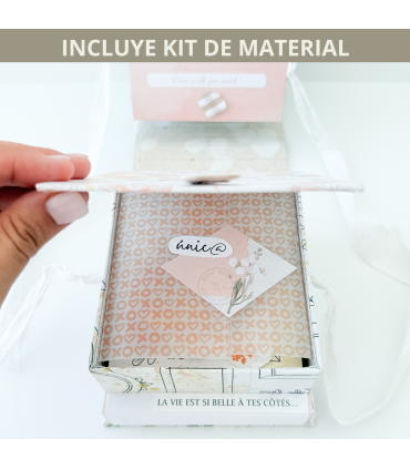 Curso online CON material scrapbooking Peculiar My Sweet Valentine