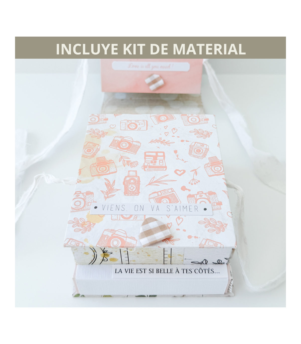 Curso online CON material scrapbooking Peculiar My Sweet Valentine
