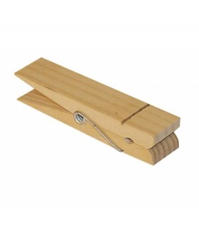 Stamperia maxi pinza pisapapeles 3x16cm madera
