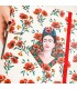 Frida Kahlo carpeta dos anillas Flores premium