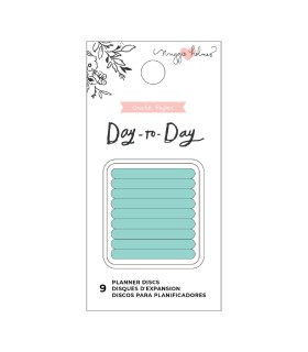 Crate paper day-to-day disc planner small mint Maggie holmes
