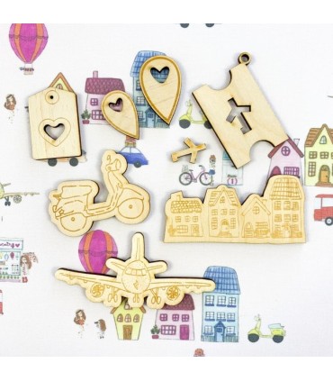Piccolina Brava Set maderas viaje My Sweet Valentine