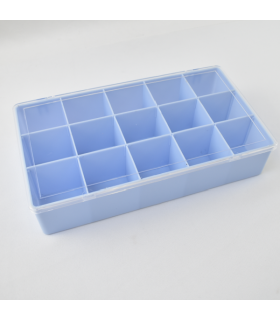 Caja organizadora azul grande 28,3x18x5,8cm